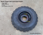 Reifen Felgen Set Quad hinten 18x9,5-8  4 Loch 9 cm